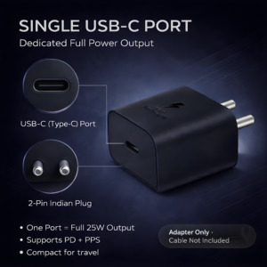 25W C-Type Super Fast Adapter (2026 Model) Compatible with Samsung Galaxy S/A/M/F/Z Series | Super Fast Charger Adapter for S25/S24/S23/ M05/M06/M16/M35/ F15/A15/F06/F34/F14/A35/A55 (25w Adapter ONLY) - Image 9